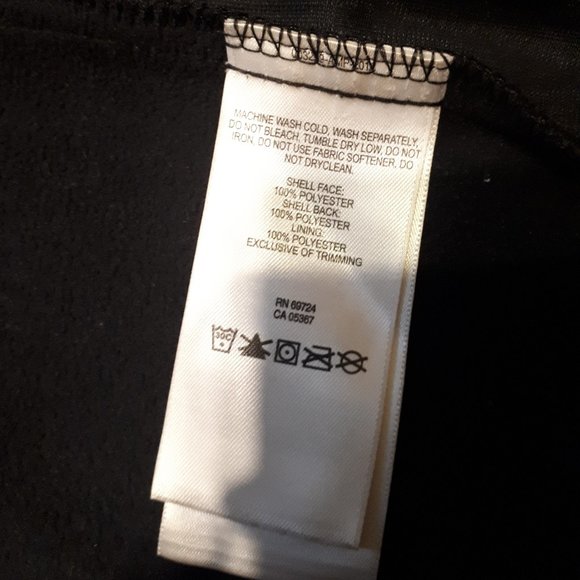 Columbia Polyester Shell Weatherproof Jacket Black Small - Picture 6 of 8